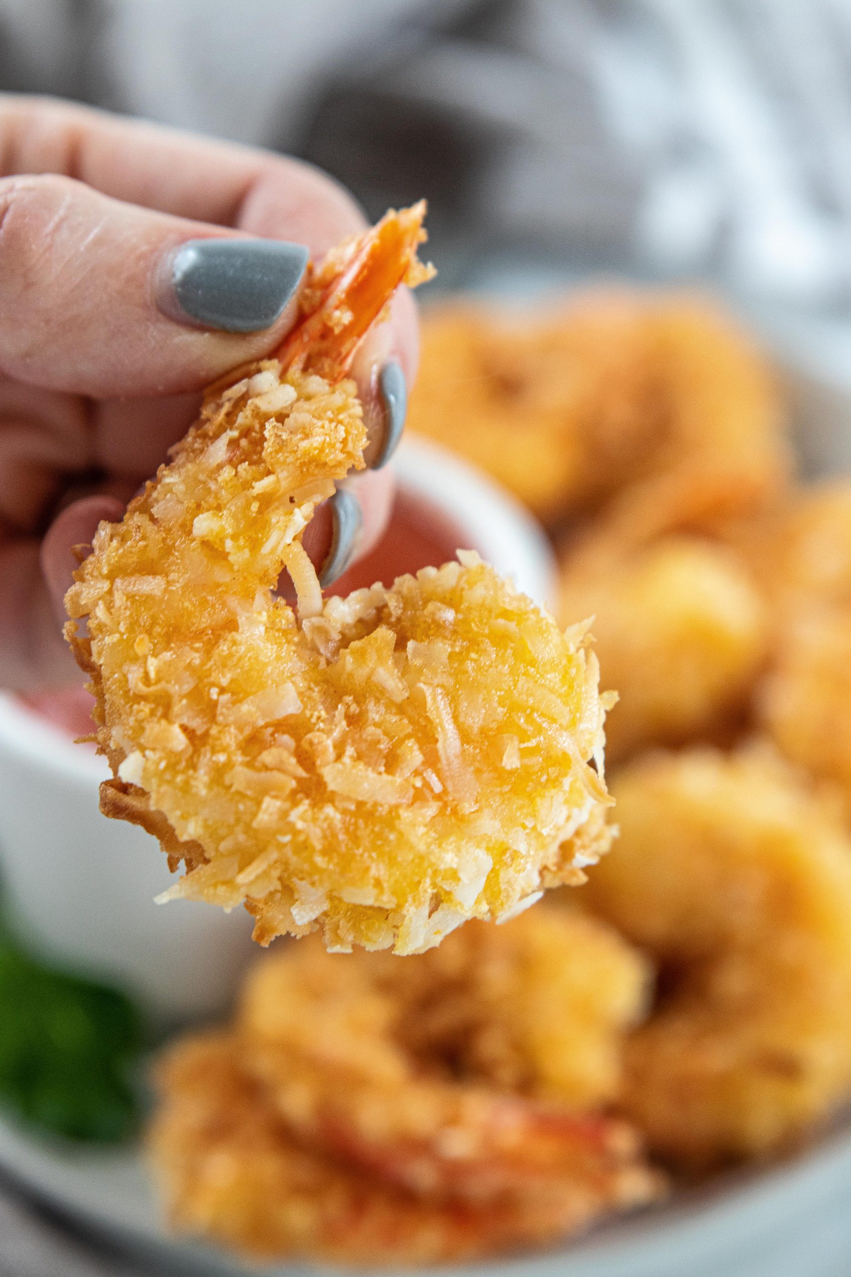 Low Carb Coconut Fried Shrimp with Sugar Free Cocktail Sauce | Keto In ...