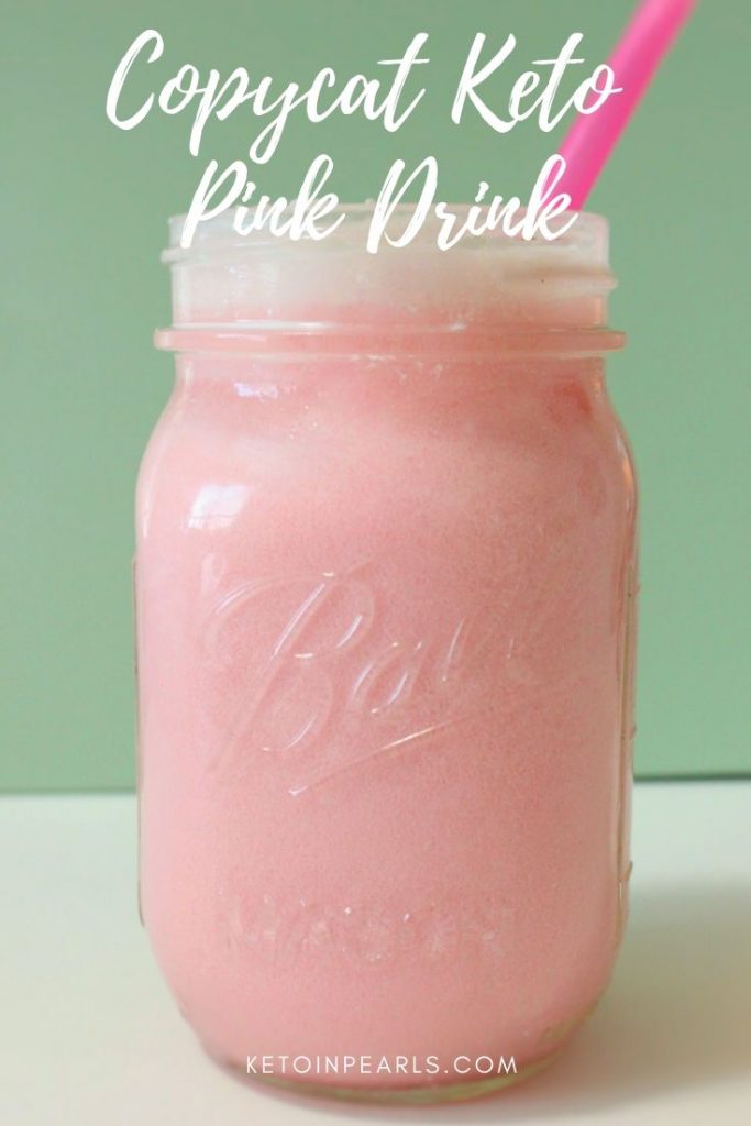 A step by step guide to make your own keto pink drink at home. Save carbs and money!