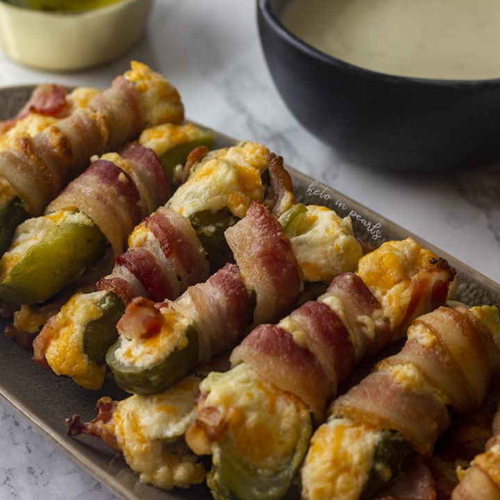 Bacon Wrapped Pickle Poppers
