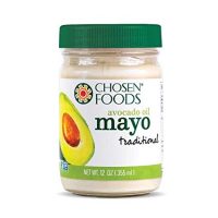 Chosen Foods Avocado Oil Mayo Traditional 12 oz., Non-GMO, 100% Pure, Gluten Free, Dairy Free for Sandwiches, Dressings and Sauces