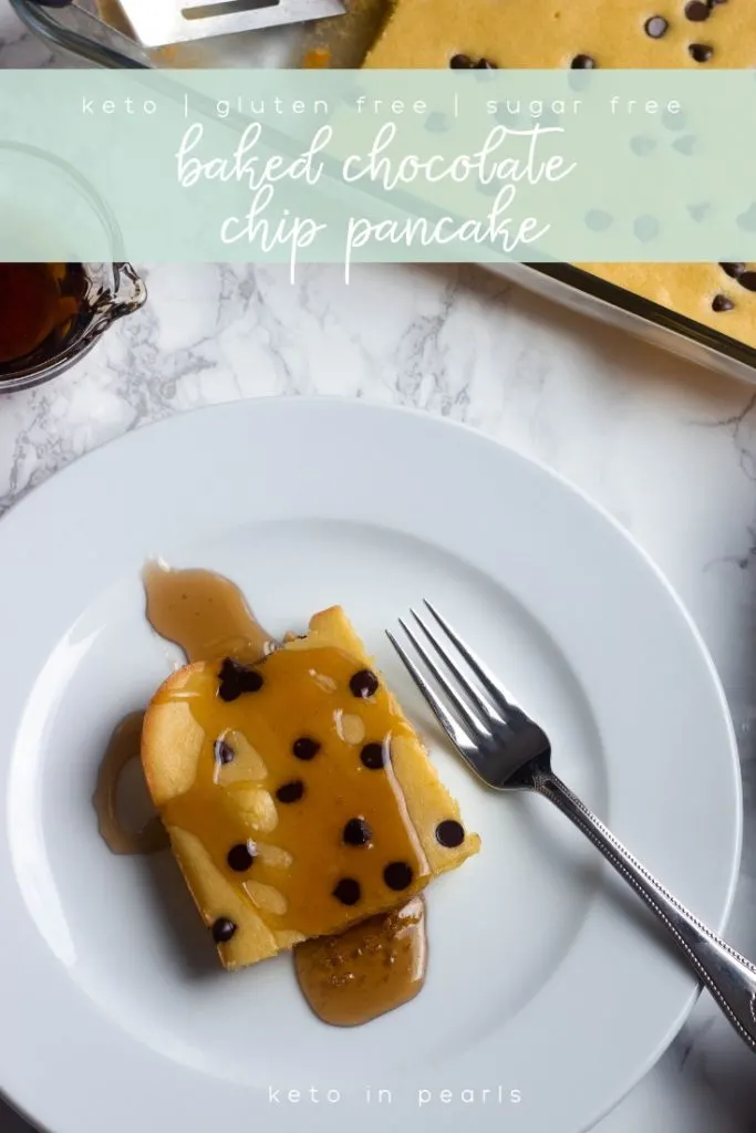 Meal prep your keto pancakes with this easy baked keto pancake. Buttery, sweet, and low in carbs, this baked pancake is ideal for busy mornings. 