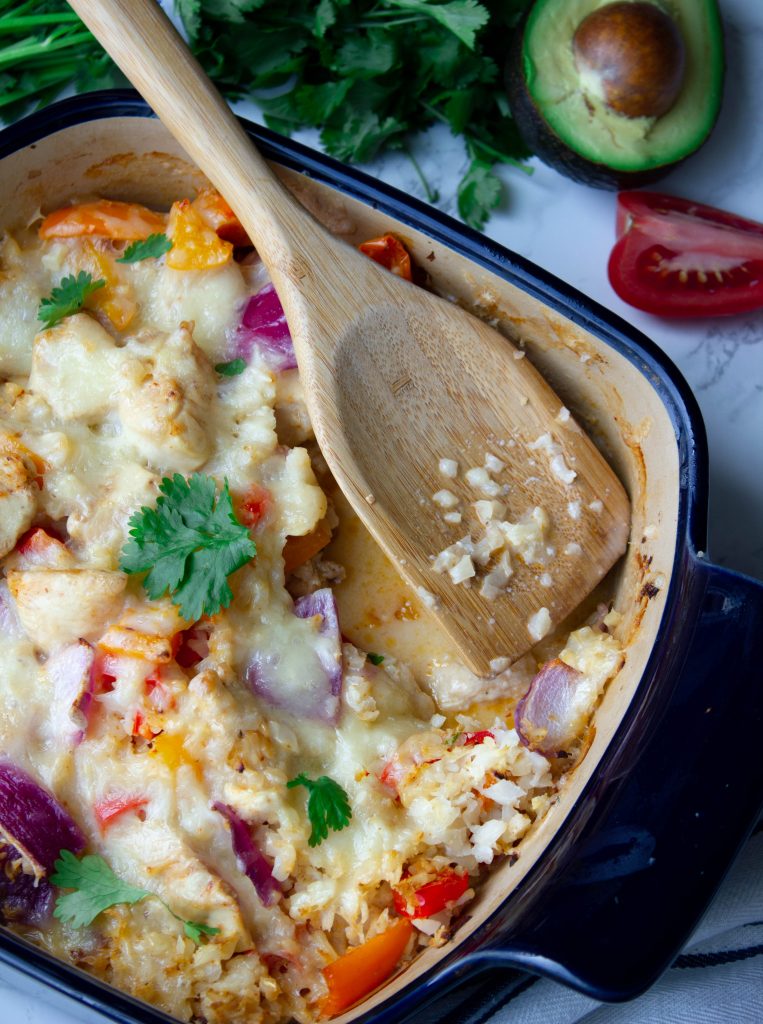Spice up your next low carb taco Tuesday with this keto fajita casserole. A Mexican inspired keto casserole that is just 7 net carbs per serving.