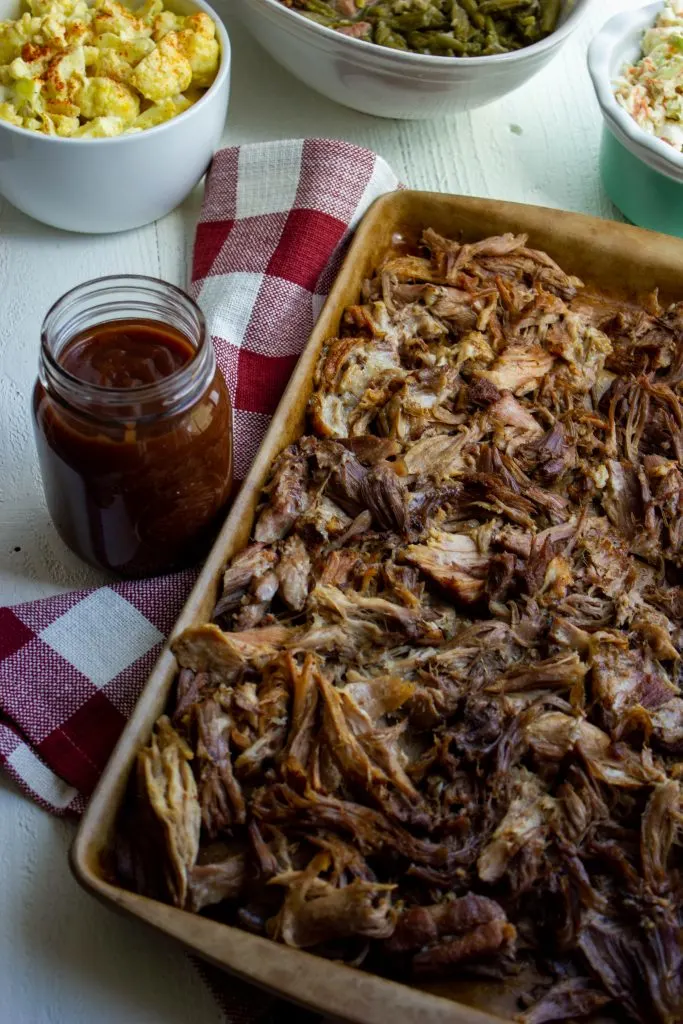 Juicy and flavorful keto pulled pork. Zero carbs and only 5 ingredients.