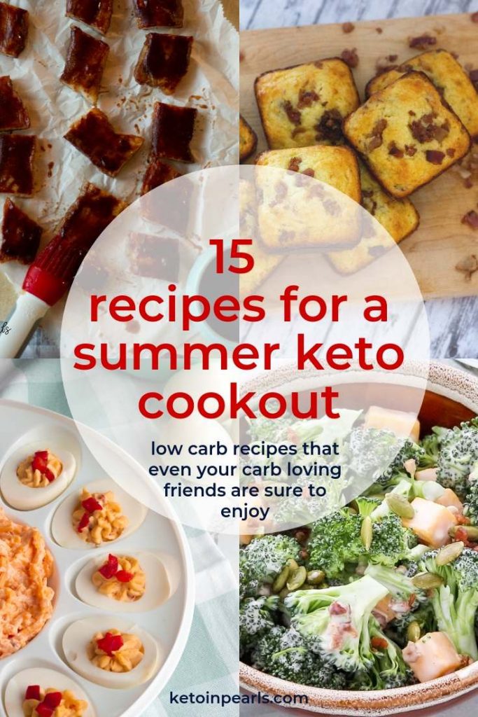 Hosting a keto cookout is easy with these 15 low carb bbq recipes that all of your carb loving friends are sure to love. Including keto cornbread and bbq!