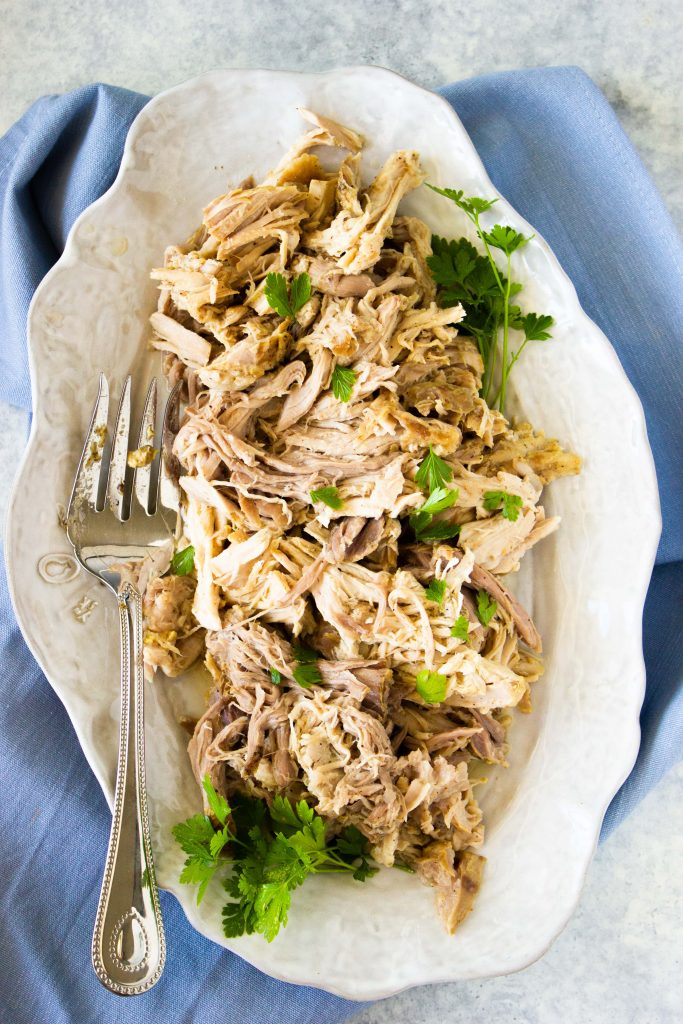 This sweet and tangy keto crockpot pork loin is as easy, dairy free, and uses basic low carb ingredients. A perfect family friendly keto recipe.