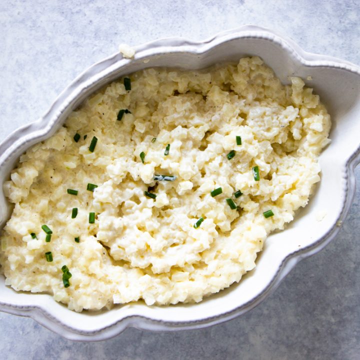 Creamy Keto Cauliflower Rice