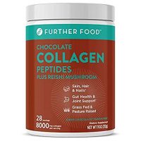 Further Food Collagen Peptides Protein Powder, Dark Chocolate | Boosted with Superfoods | Grass-Fed, Pasture-Raised, Keto, Paleo, Sugar Free