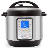 Instant Pot 60 DUO Plus 6 Qt 9-in-1 Multi-Use Programmable Pressure, Slow, Rice, Yogurt Maker, Egg Cooker, Sauté, Steamer, Warmer, and Sterilizer, Stainless Steel/Black