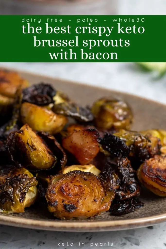 With this failsafe recipe for the best crispy keto brussel sprouts, you won't have to worry about soggy or stinky sprouts ever again! This dairy free, paleo, and Whole30 compliant brussel sprout recipe will be your new favorite way to make sprouts at home!