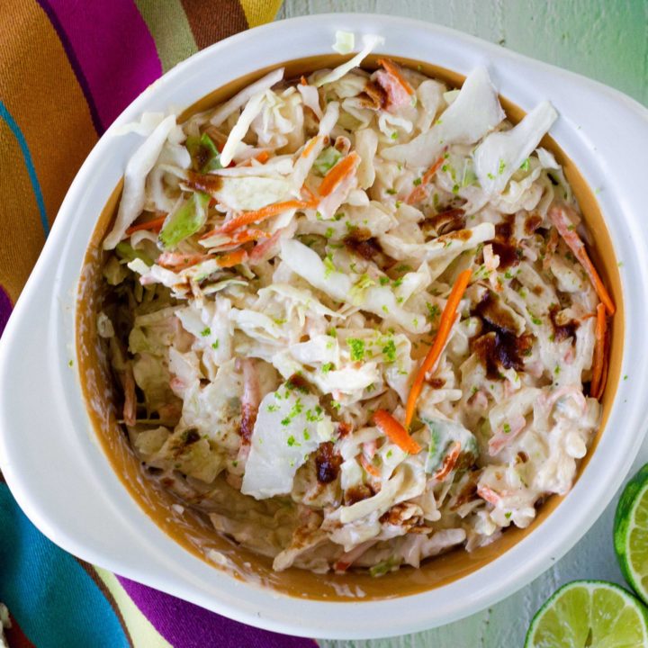 Low Carb Mexican Coleslaw