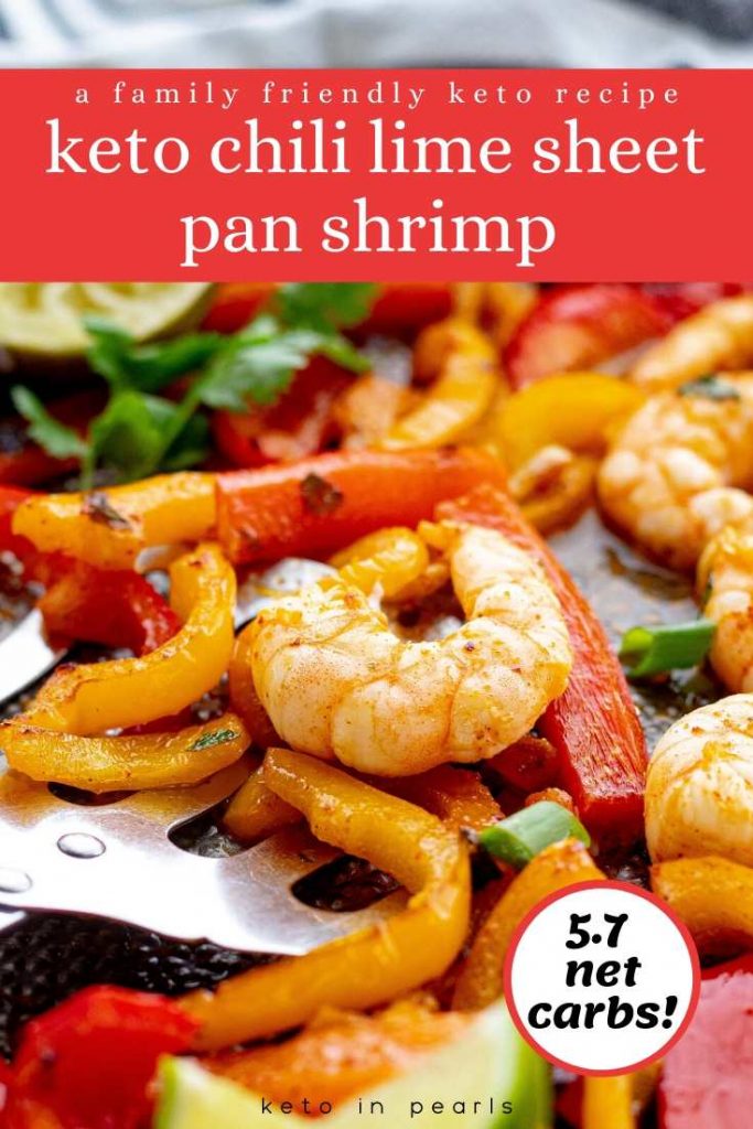 Calling all shrimp lovers! These fiery and robust chili lime keto sheet pan shrimp are going to be your new go-to keto shrimp recipe. They're ready in just 20 minutes and dairy free, paleo, and Whole30 too!