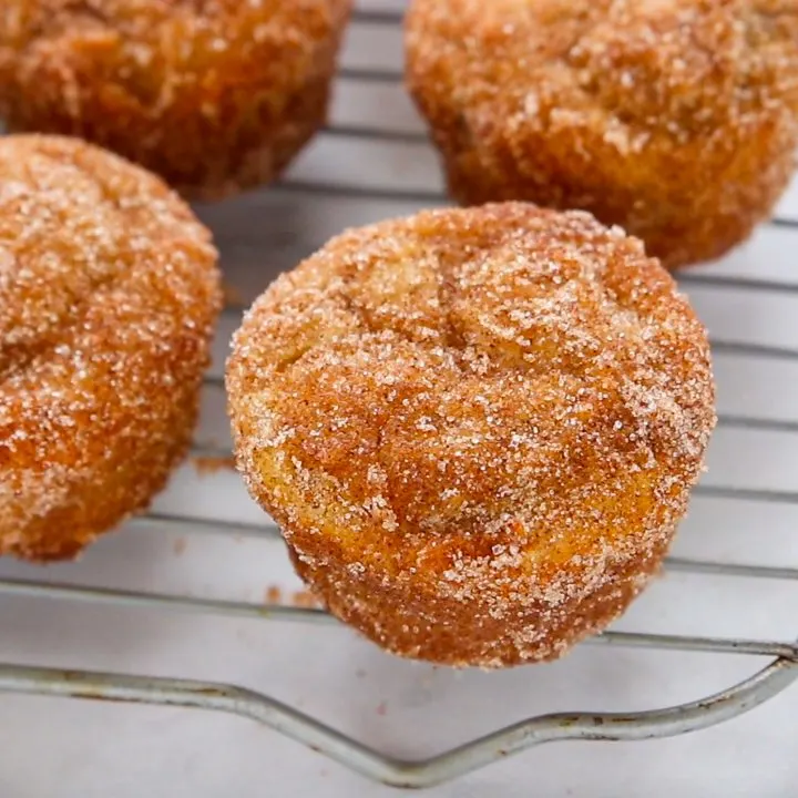 Keto Cinnamon Sugar Muffins