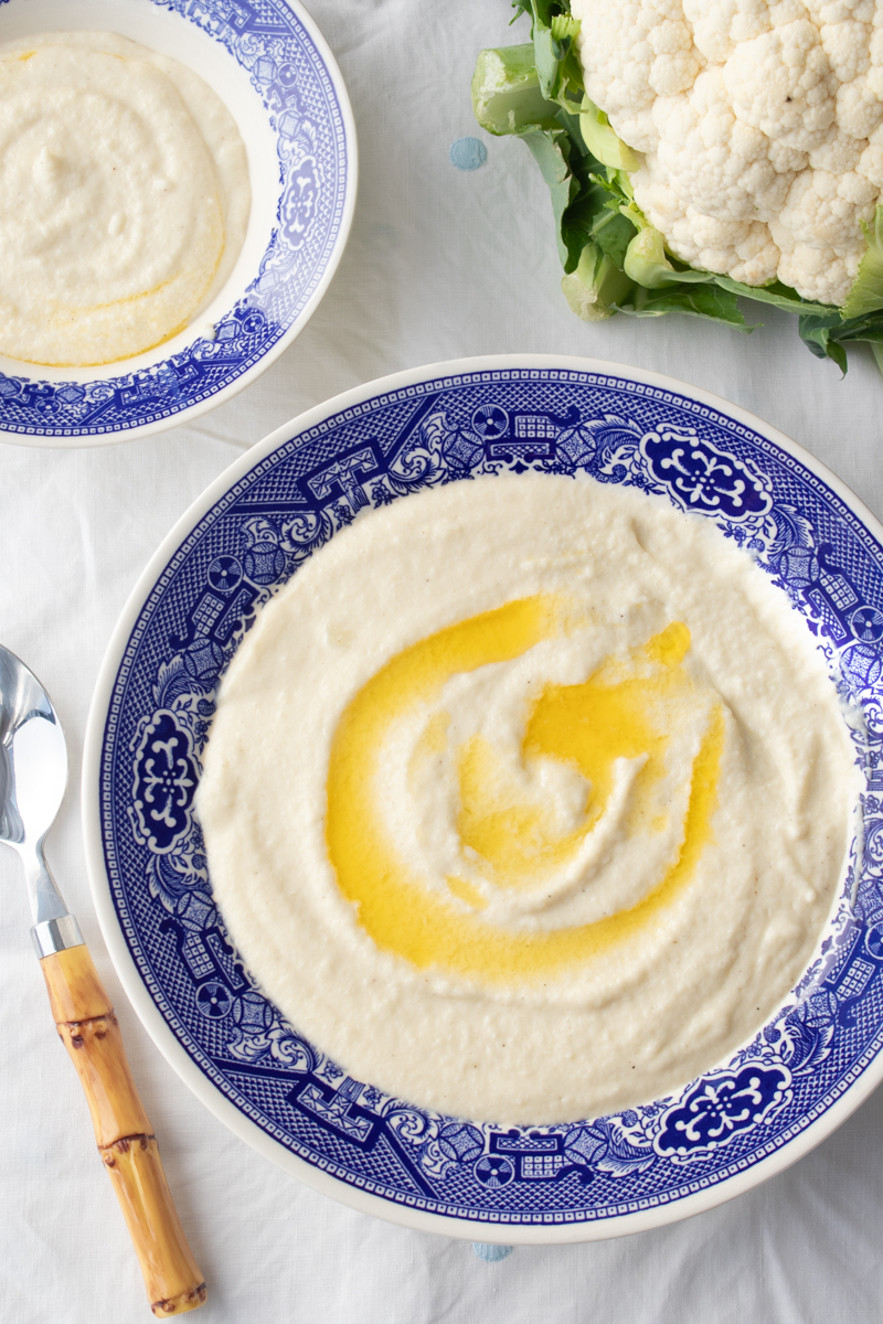 You'll learn how to make the best mashed cauliflower recipe that's creamy and buttery, ready in 15 minutes, with no cooking required!