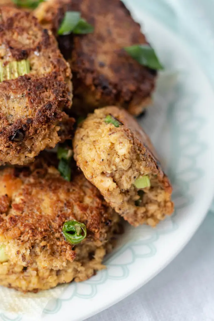 Keto salmon patties are easy to make, dairy free, and gluten free.
