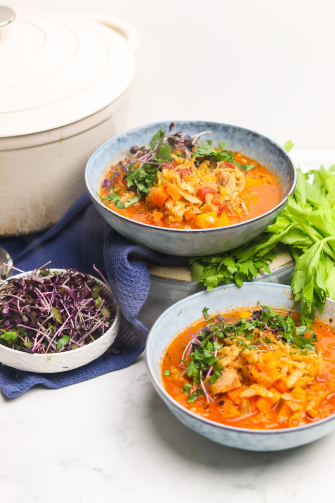 Healthy Cabbage Soup Recipe featured