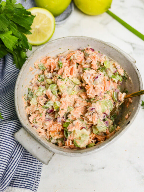 Canned Salmon Salad Feature