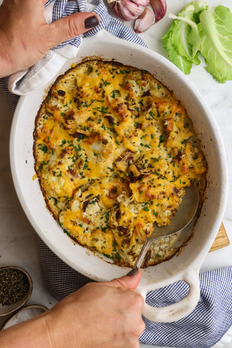 Delicious Low Carb Cauliflower Casserole | Keto In Pearls
