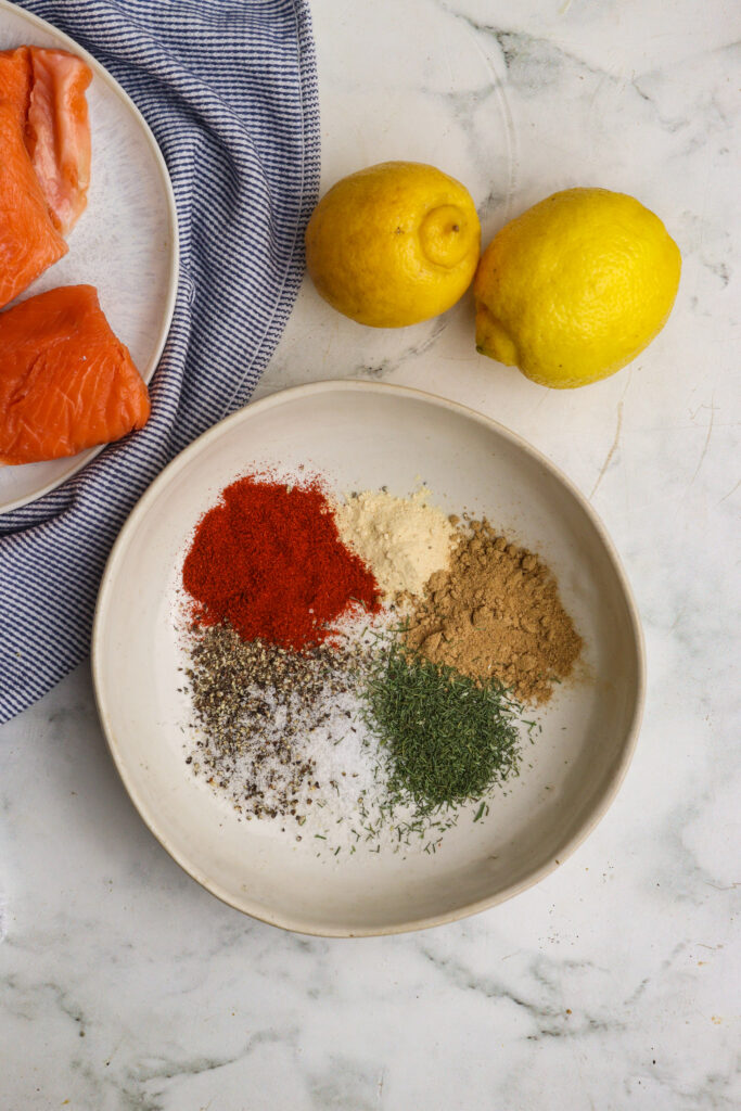 Easy Salmon Seasoning Recipe ingredients
