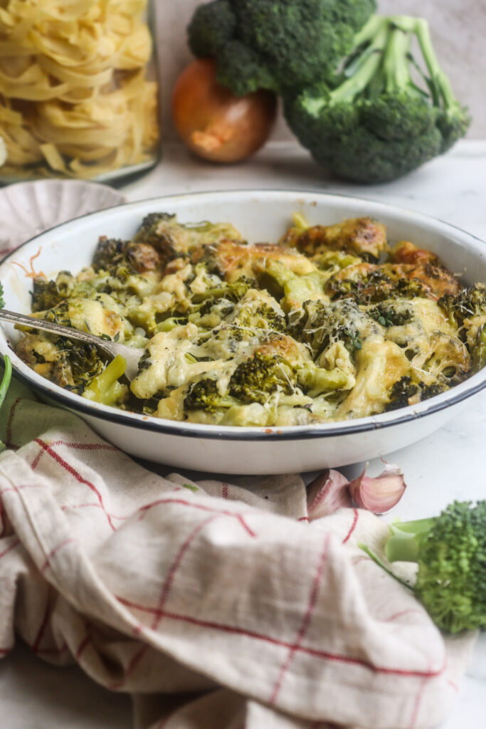 Healthy Broccoli Cheese Casserole featured image below