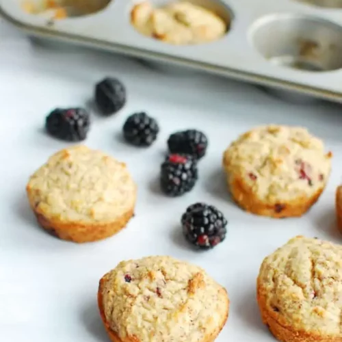 Blackberry Muffins Recipe shot view