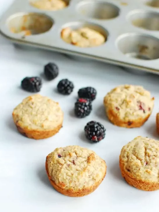 Blackberry Muffins Recipe shot view