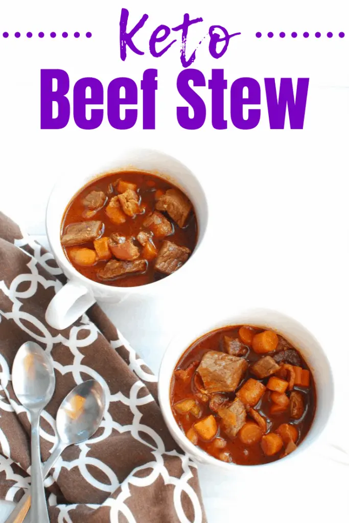 Keto Beef Stew featured image top view