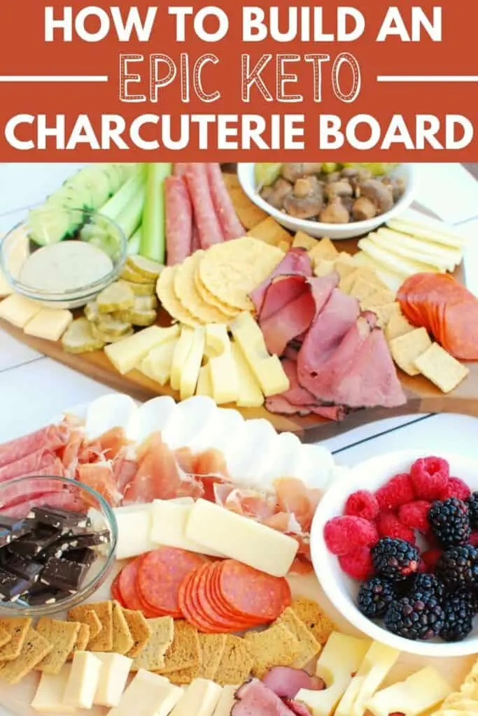 Keto Charcuterie Board Recipe featured image focused shot