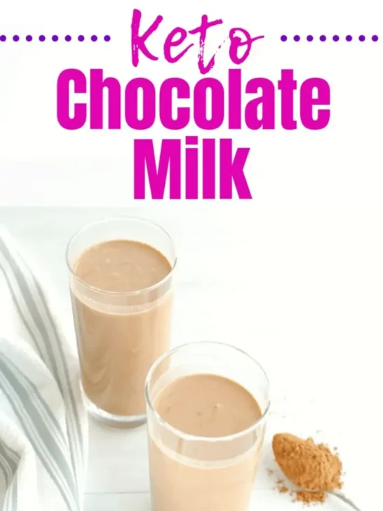 Keto Chocolate Milk Recipe front picture