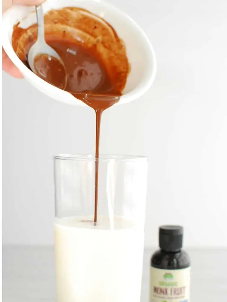 Keto Chocolate Milk Recipe front shot