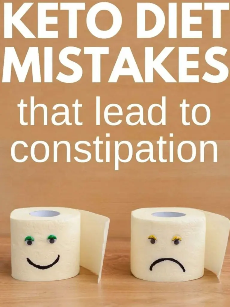 Keto Diet And Constipation infographic