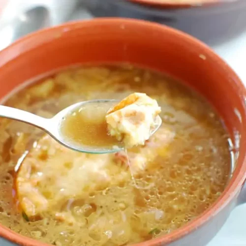 Keto French Onion Soup Recipe top shot