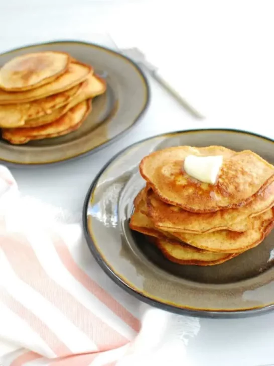 Keto Pancakes Recipe top shot