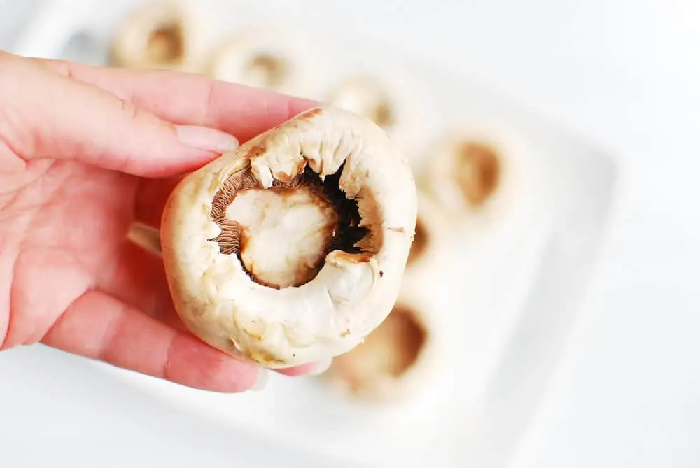 Keto Stuffed Mushrooms Recipe close up view